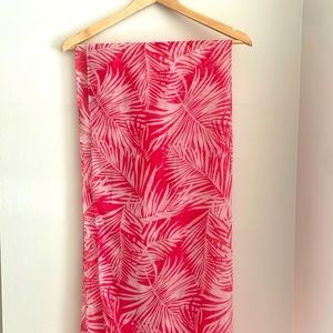 Soft pink palm scarf